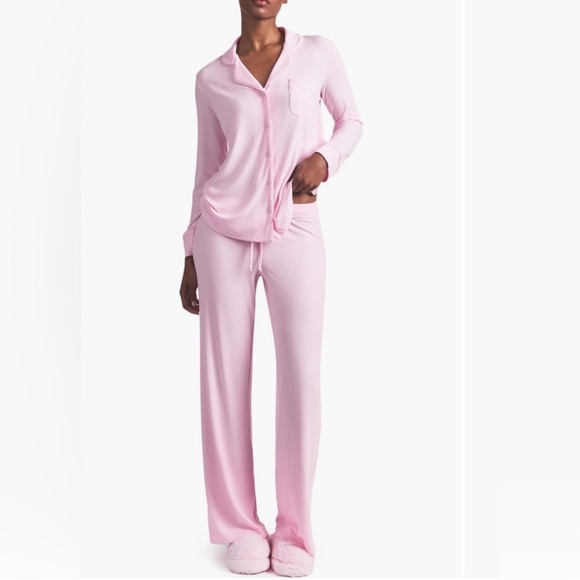 SKIMS Other - SKIMS Soft Lounge Rib Sleep Set | Cherry Blossom | Large